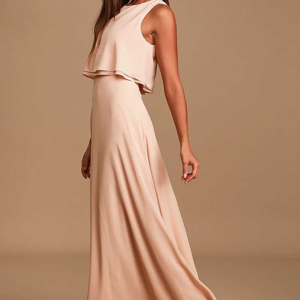 Utterly Enchanting Blush Sleeveless Maxi Dress - image 2