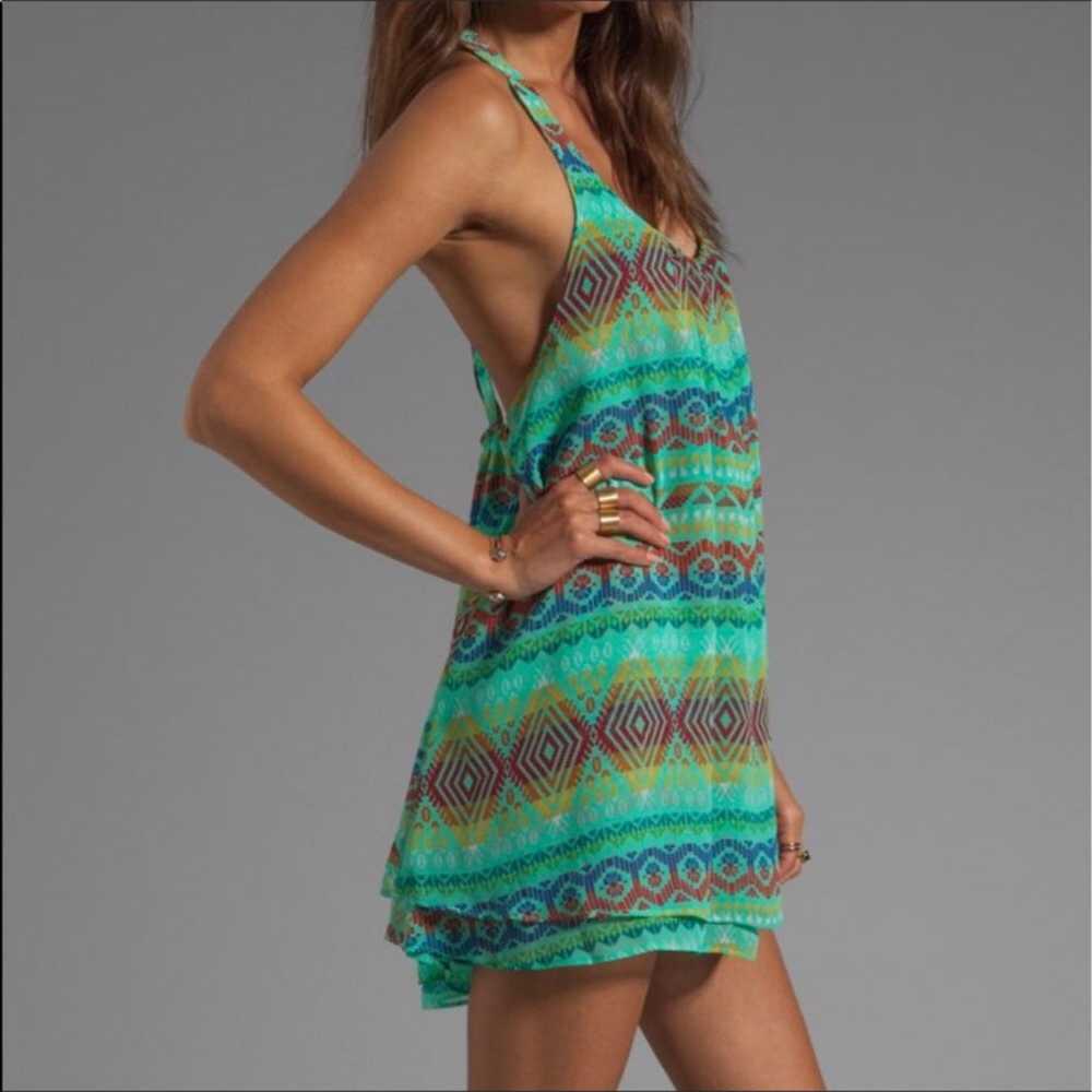 show me your mumu aztec strappy dress - image 3