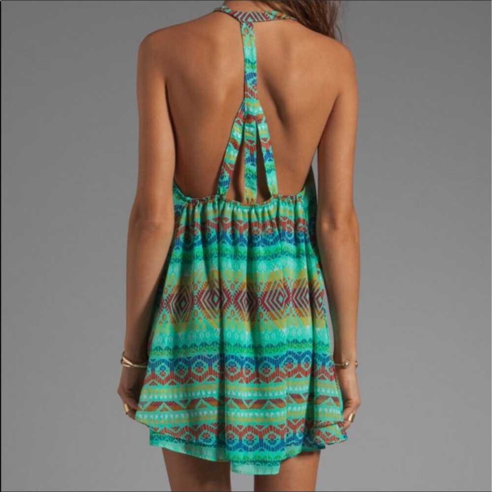 show me your mumu aztec strappy dress - image 4