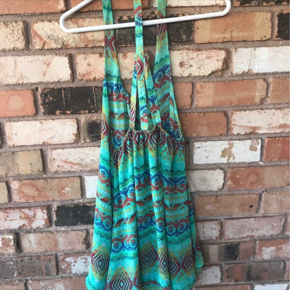 show me your mumu aztec strappy dress - image 5