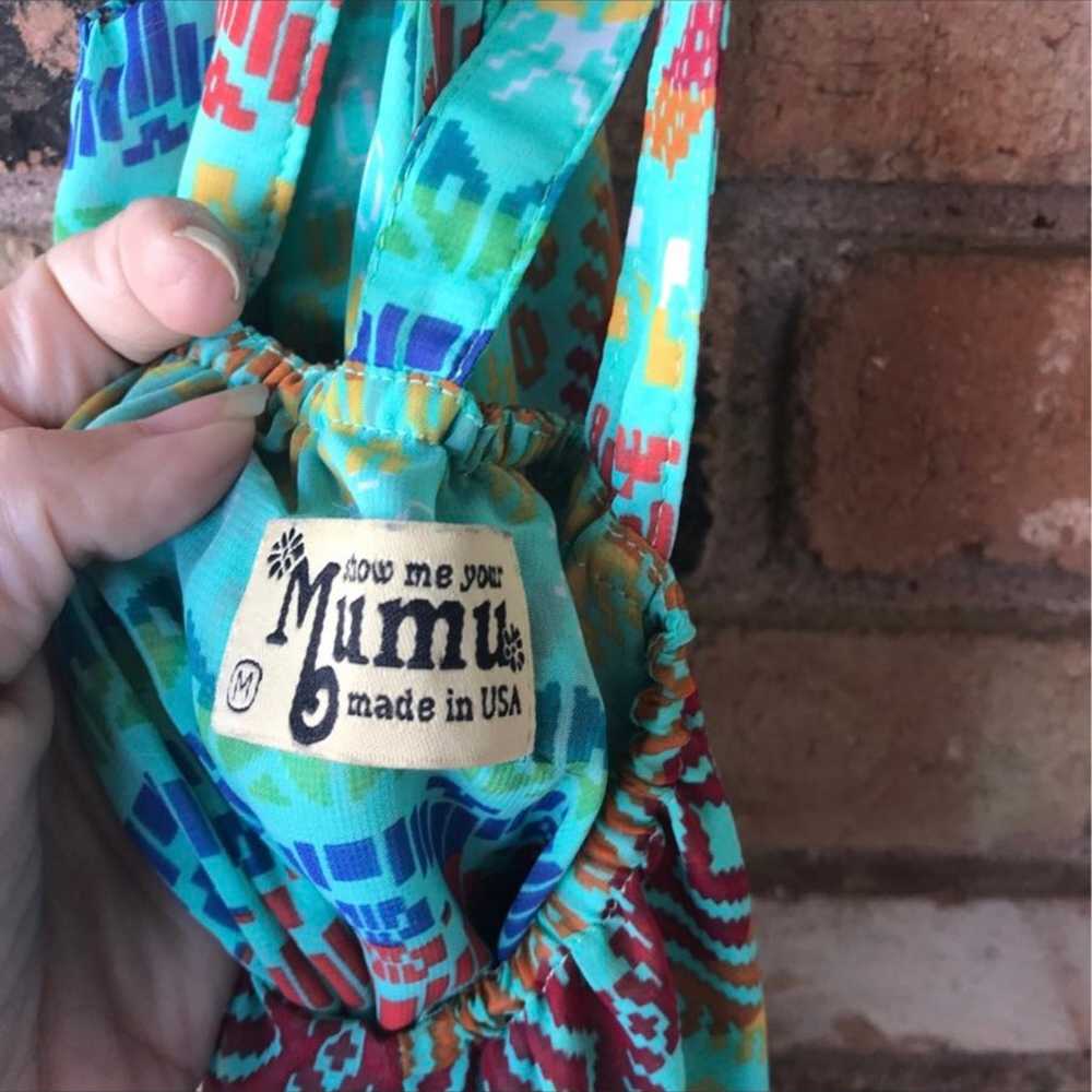 show me your mumu aztec strappy dress - image 6