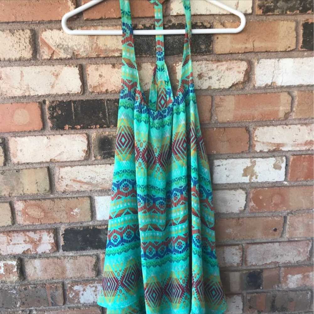 show me your mumu aztec strappy dress - image 9