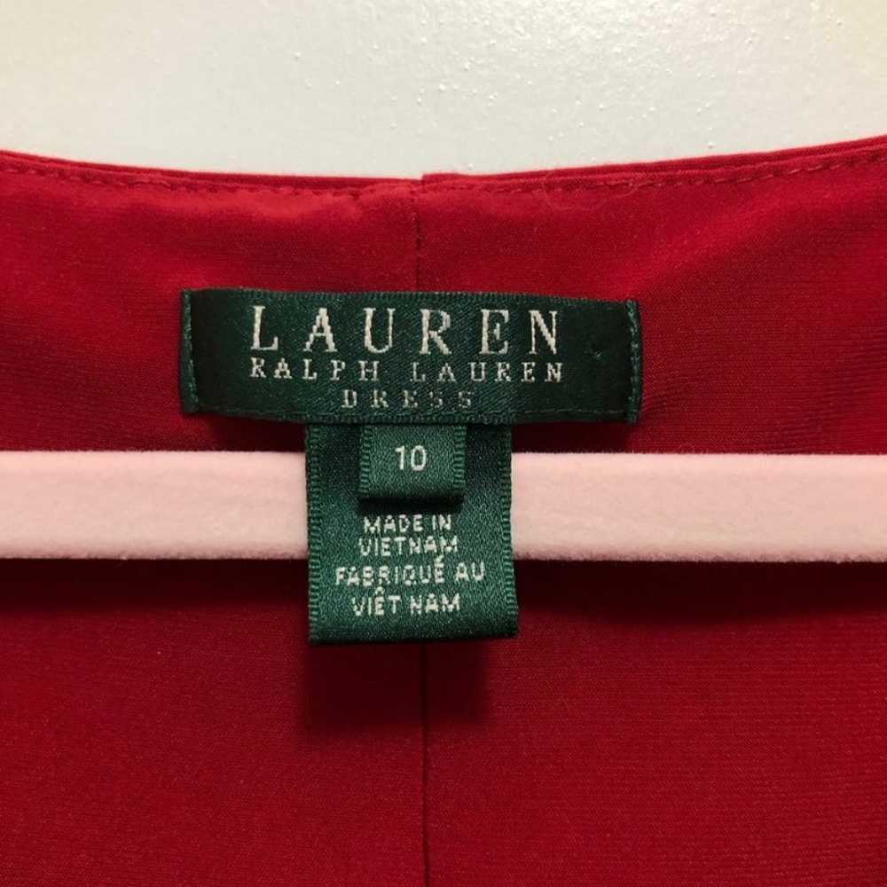 Ralph Lauren red dress - image 3
