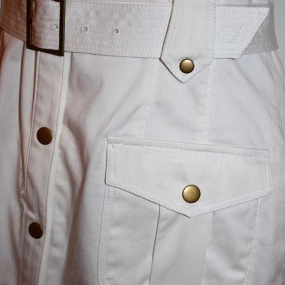 Calvin Klein Button-up White Dress - image 5
