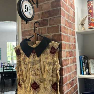 Handmade Harry Potter Marauders map dress