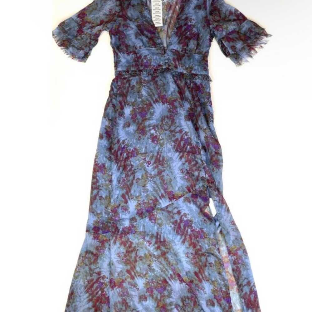 Urban Outfitters UO Florence Chiffon Maxi Dress F… - image 1