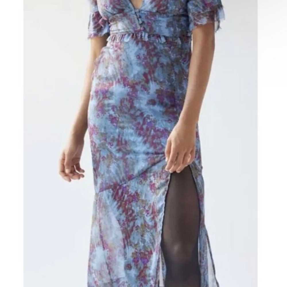Urban Outfitters UO Florence Chiffon Maxi Dress F… - image 2