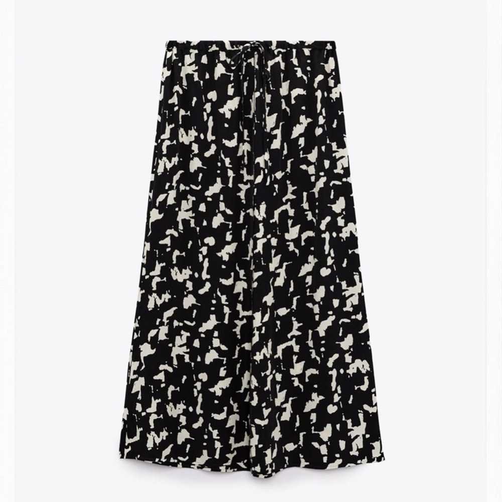 Zara PRINTED MIDI SKIRT - image 3