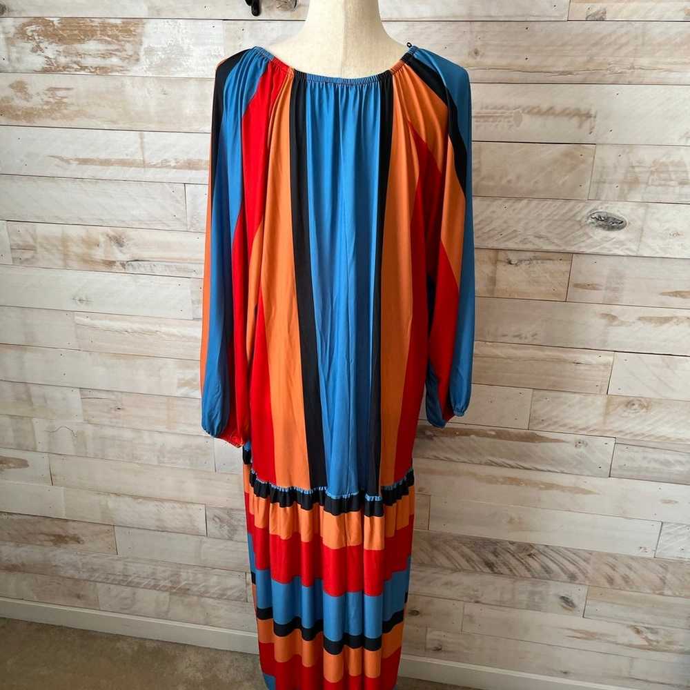 NWOT Zara striped midi dress size L - image 4