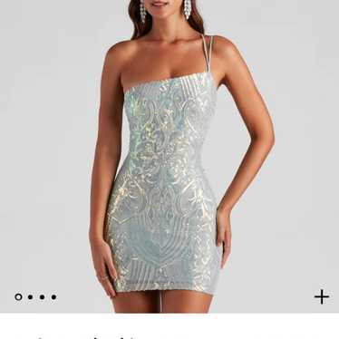 Windsor Karla Sequin Iridescent Dress