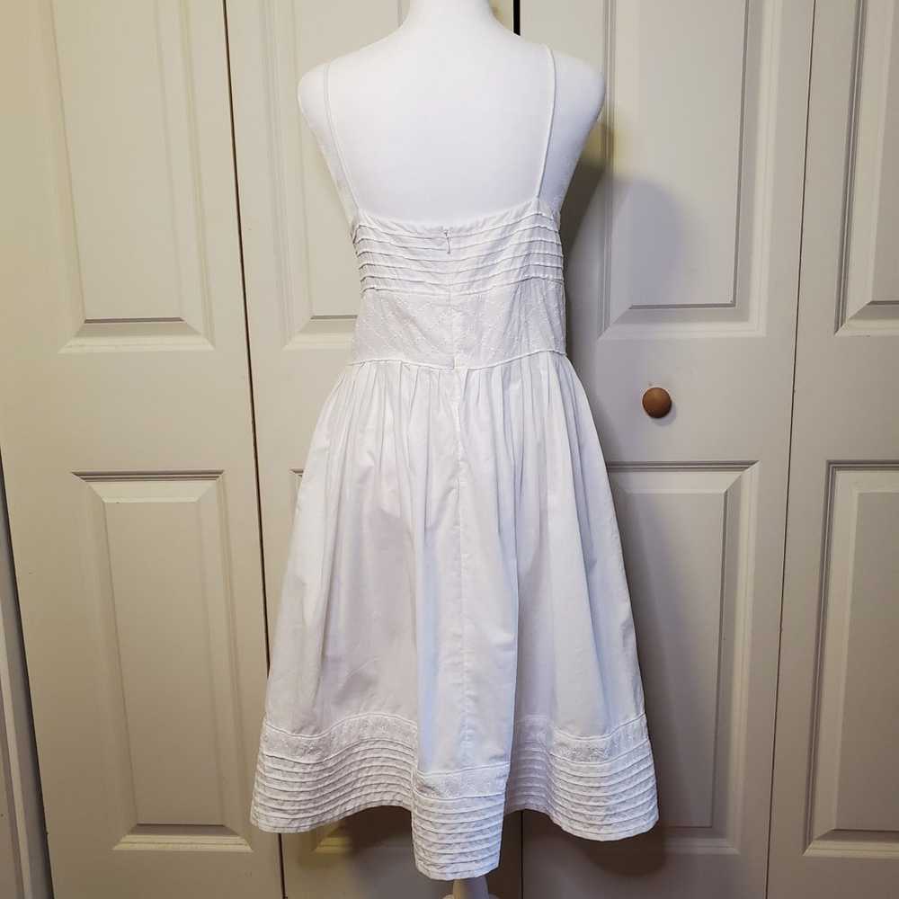 American Living White Cotton Sundress Size 14 - image 4