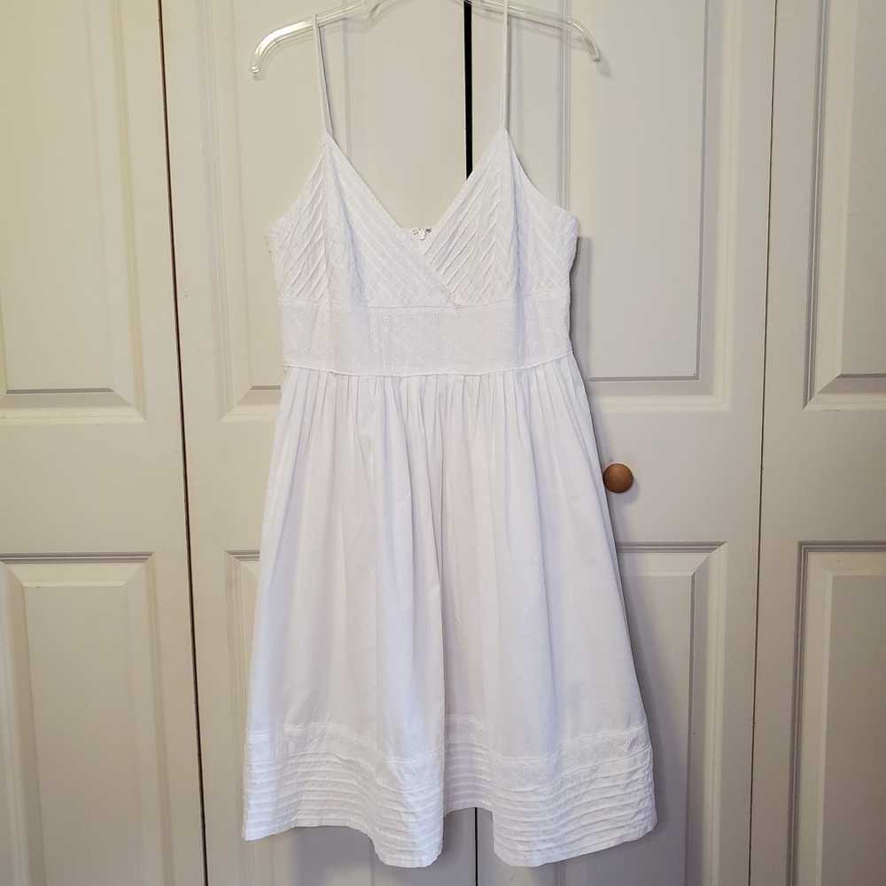 American Living White Cotton Sundress Size 14 - image 5