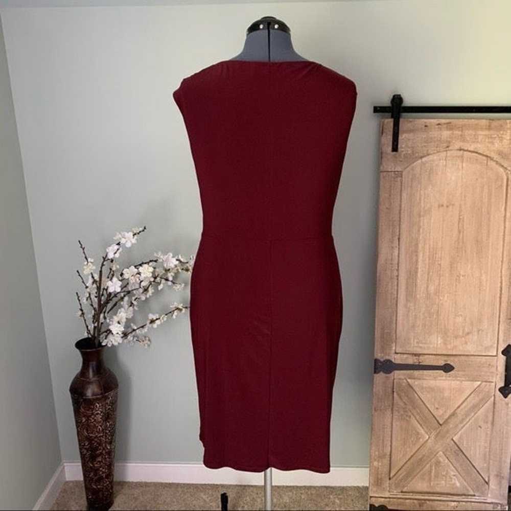 Ralph Lauren Twist Front Jersey Sheath Dress Size… - image 3