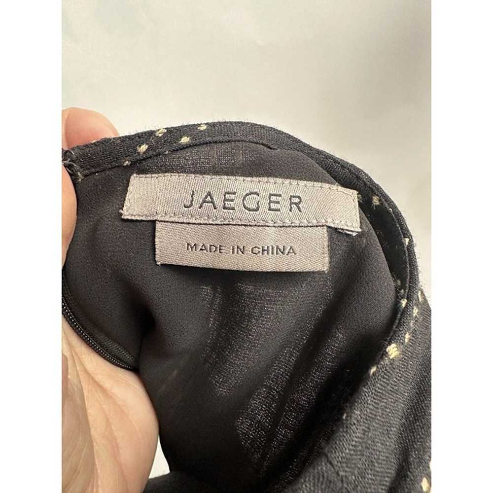 Jaeger Maxi Dress Dark Navy Striped Linen Blend S… - image 8