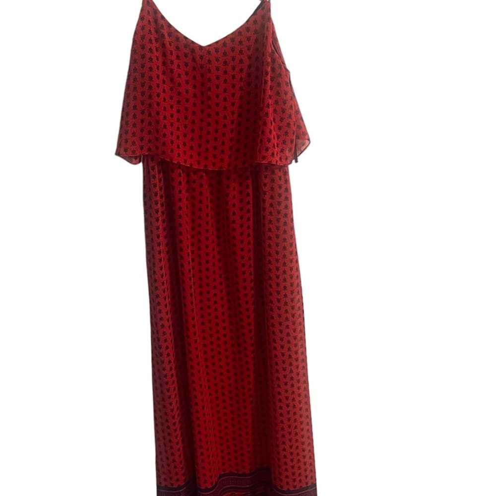 Maxi Dress Ladies Red/black Maxi Dress/sundress -… - image 2