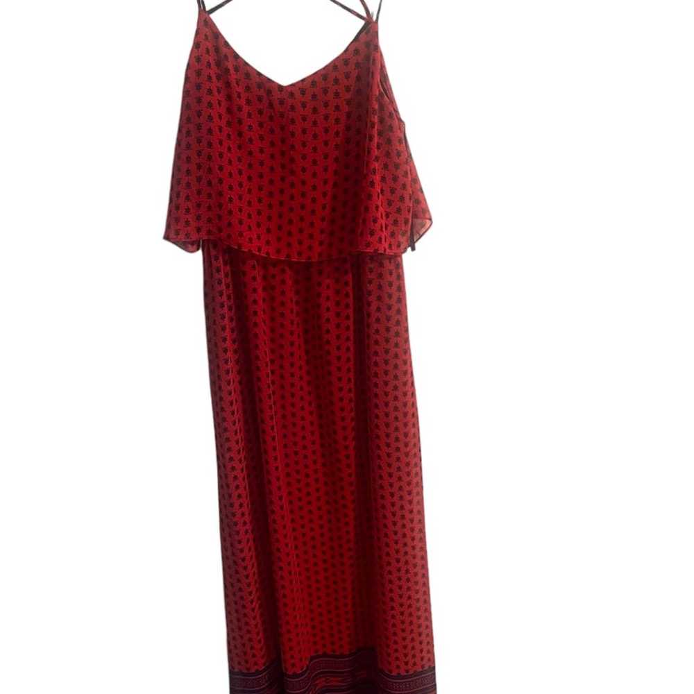 Maxi Dress Ladies Red/black Maxi Dress/sundress -… - image 3