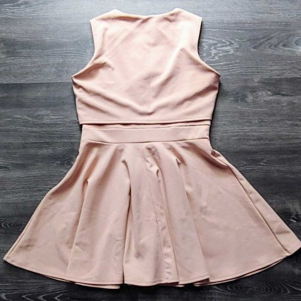 ASOS blush pink fit and flare dress - image 2