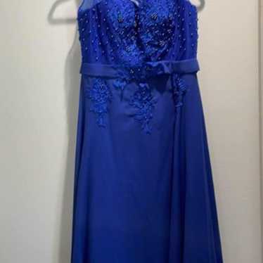 Blue Prom Dress - image 1