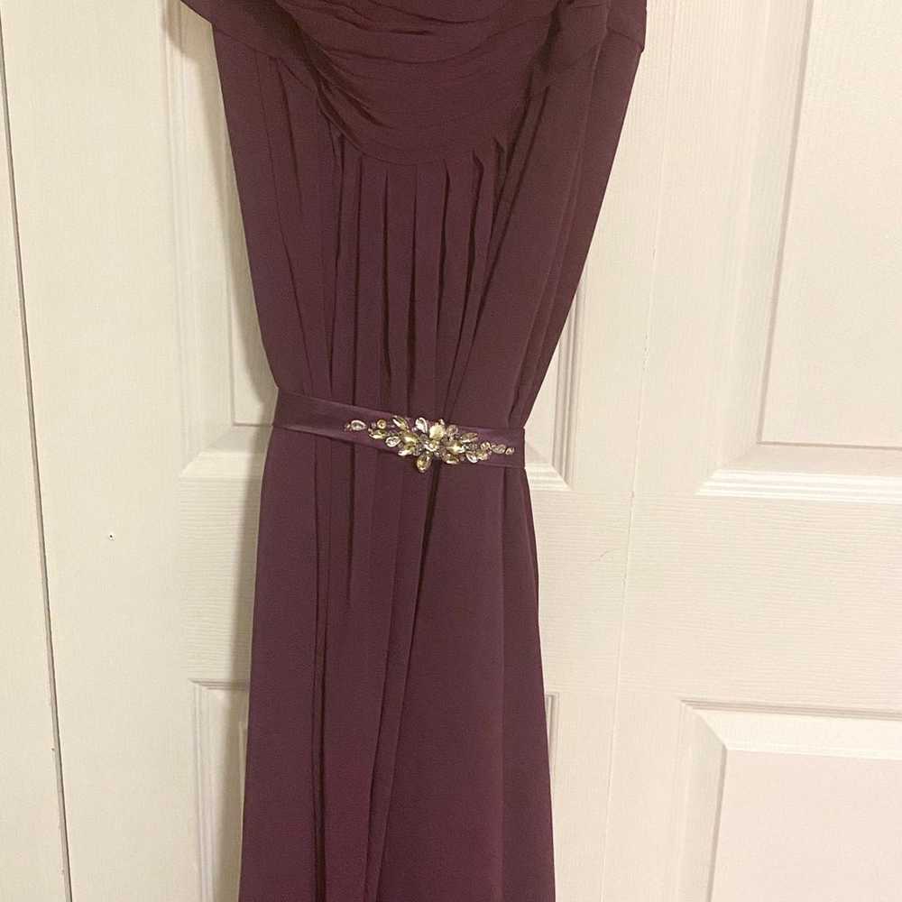 Kanali K Floor Length Purple Gown Size 14 - image 10