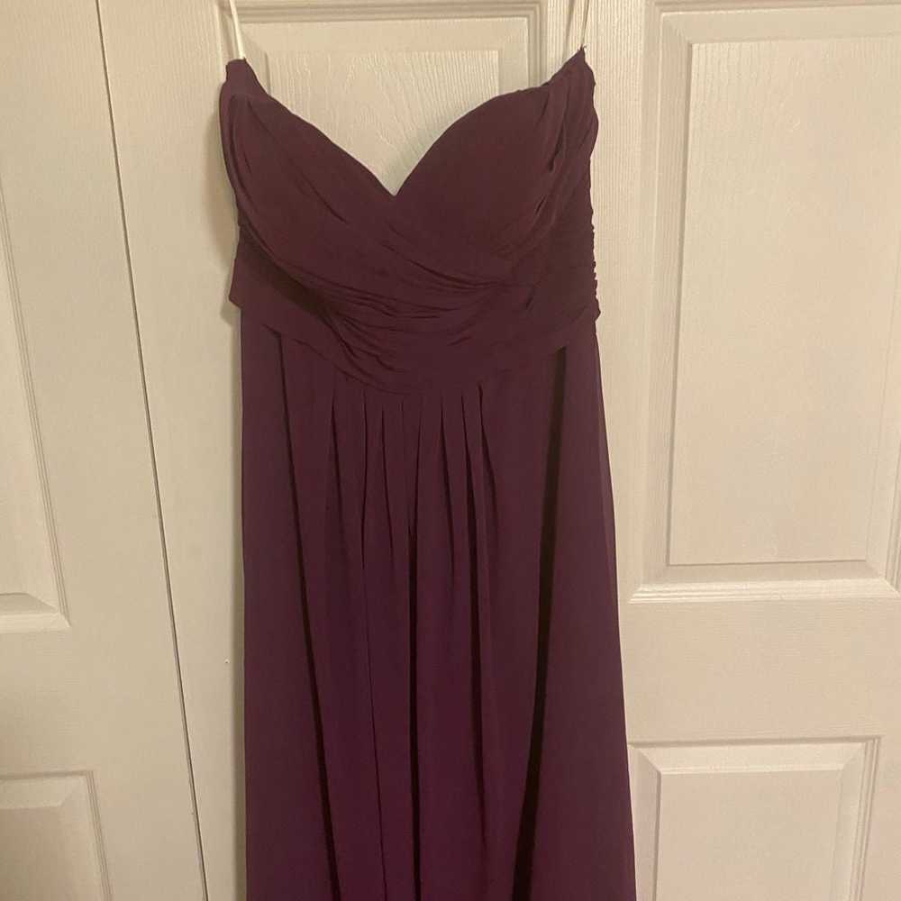 Kanali K Floor Length Purple Gown Size 14 - image 1