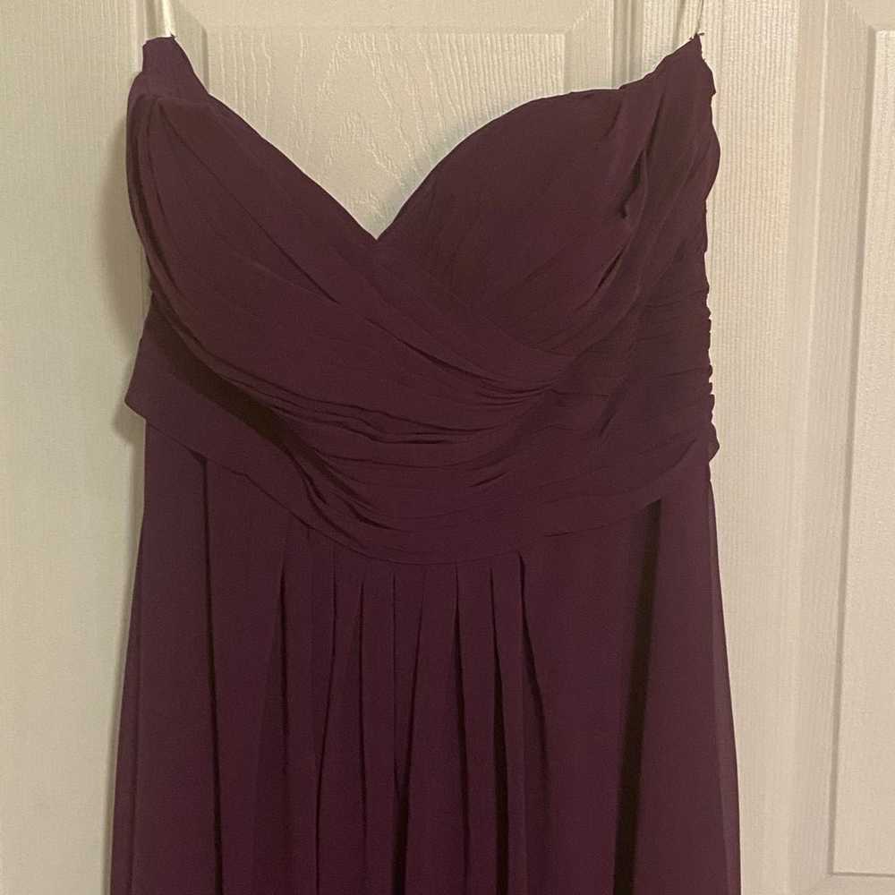 Kanali K Floor Length Purple Gown Size 14 - image 4