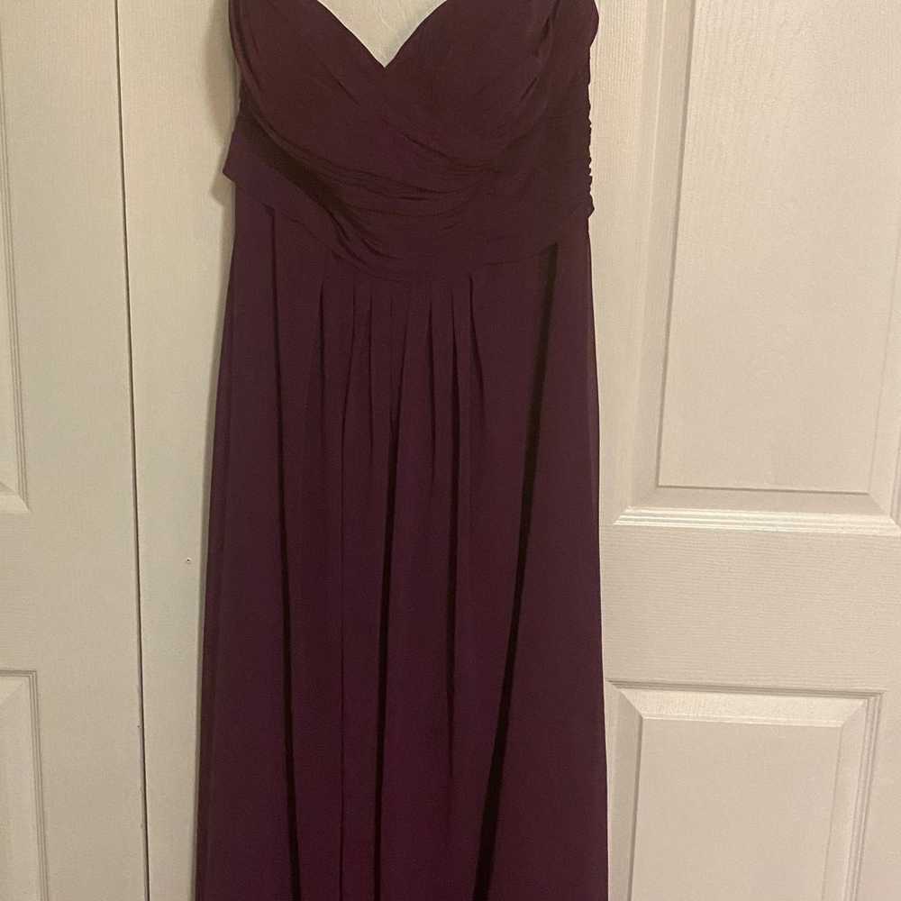 Kanali K Floor Length Purple Gown Size 14 - image 6