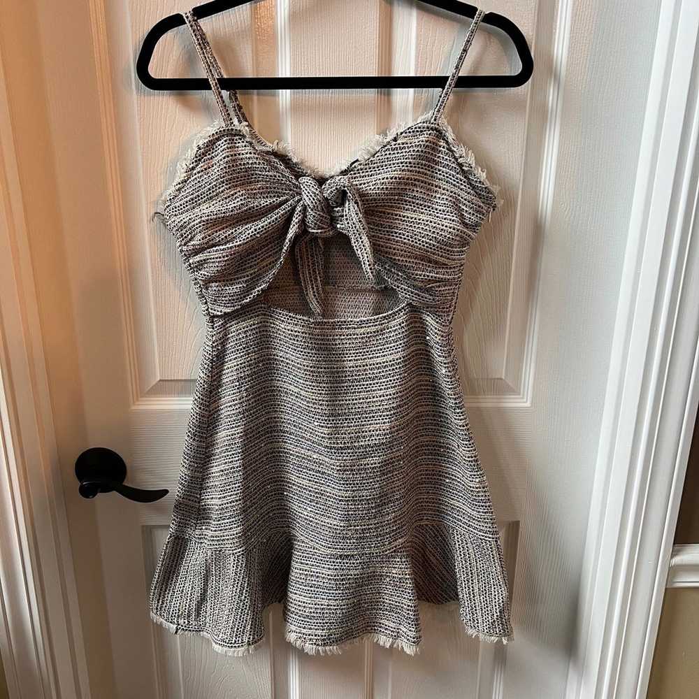 Storia Tweed Ruffle Mini Dress - image 4