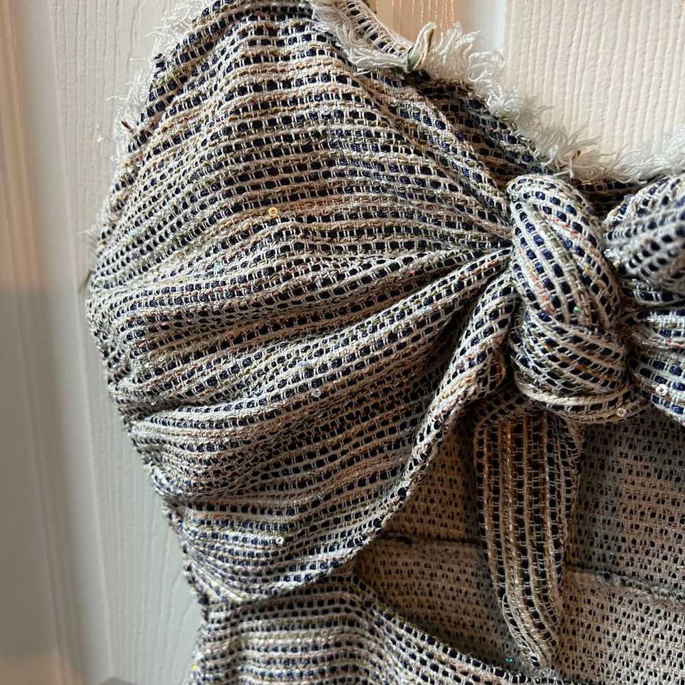Storia Tweed Ruffle Mini Dress - image 5