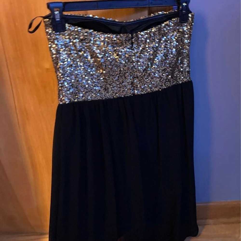 Womens Prom dress gold and black - image 2