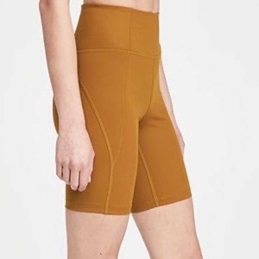 NWT HIGH RISE BIKE SHORTS SADDLE BROWN SMALL1993 - image 3