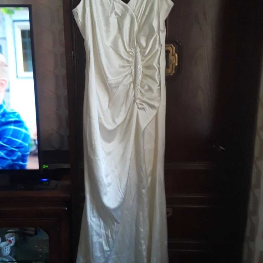 Jessica Mcclinton Ivory Gown - image 1
