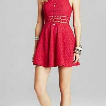 Free People Fitted With Daisies Dress
