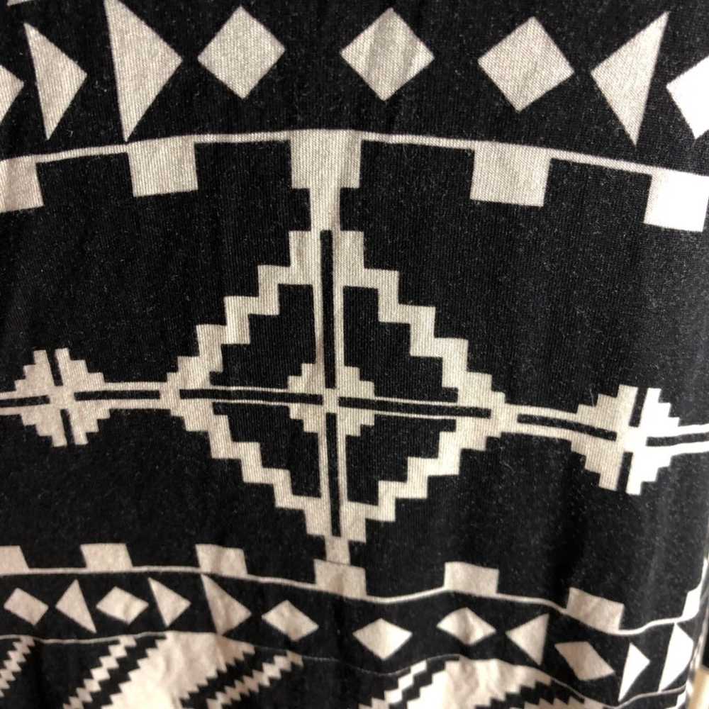 NWOT-L-POPANA BEIGE/BLACK AZTEC DRESS - image 9