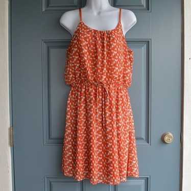 Orange Geometric Pt Dress by Francesca's - image 1
