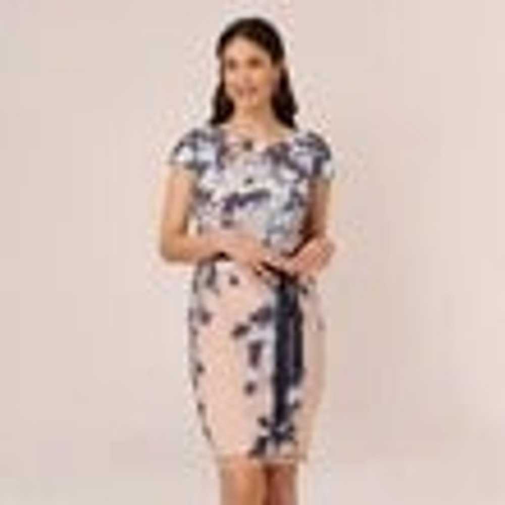 Adrianna Papell embroidered sheath dress - image 3