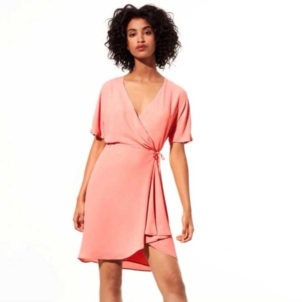 Aritzia Babaton Wallace Wrap Dress - Gem