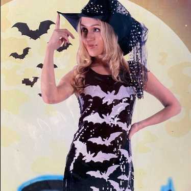 Womans HALLOWEEN BAT SEQUIN DRESS!!! - image 1