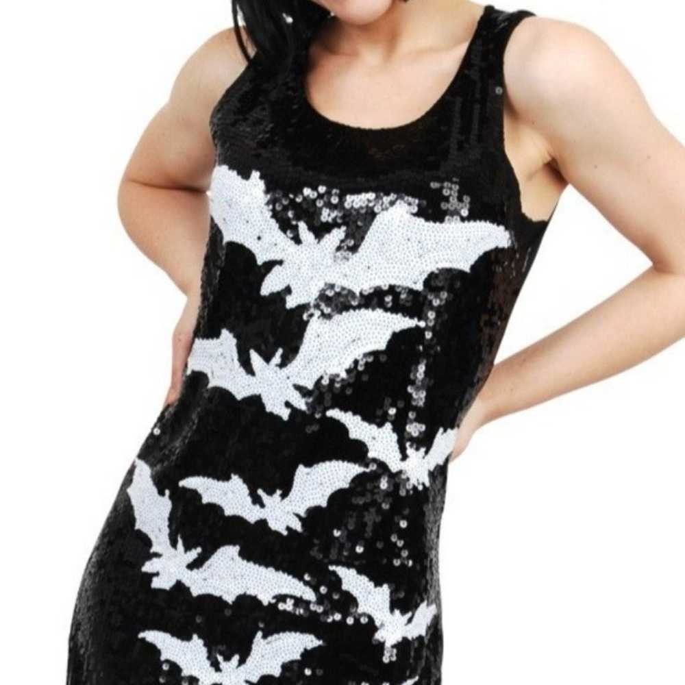 Womans HALLOWEEN BAT SEQUIN DRESS!!! - image 2