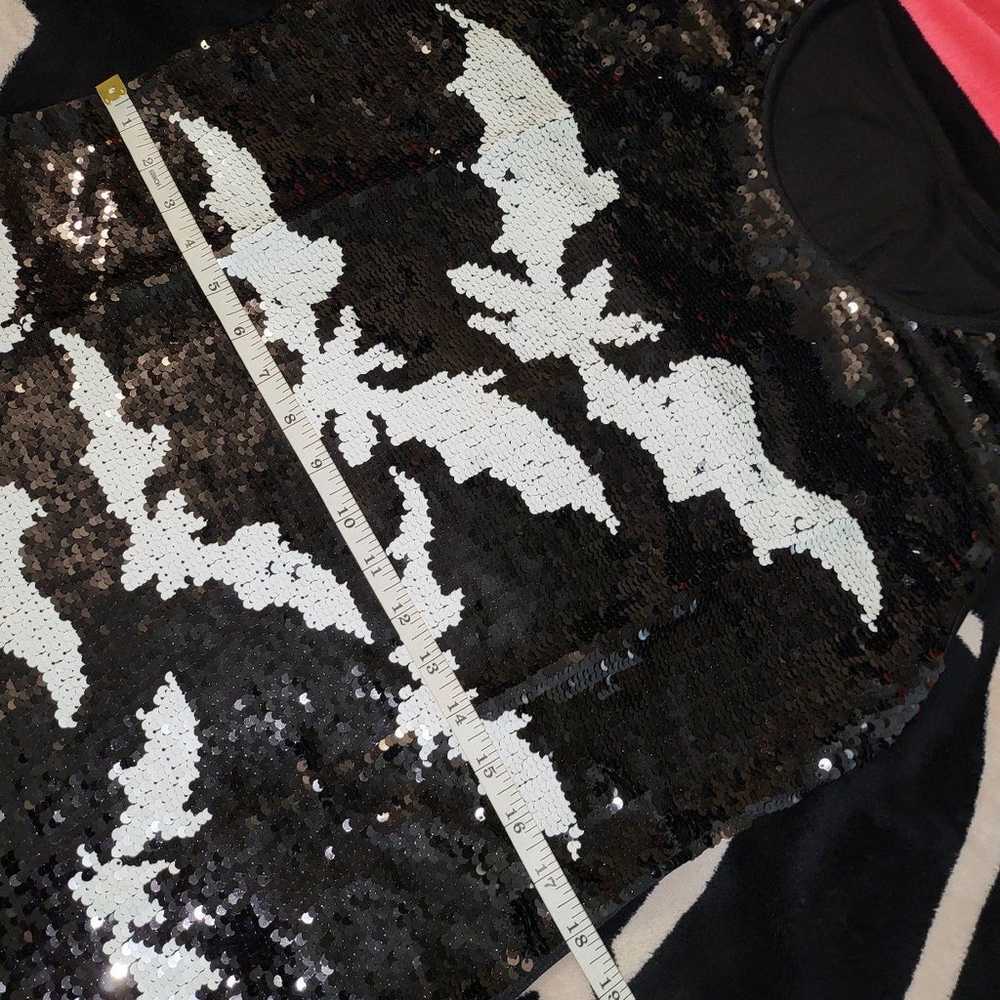 Womans HALLOWEEN BAT SEQUIN DRESS!!! - image 7