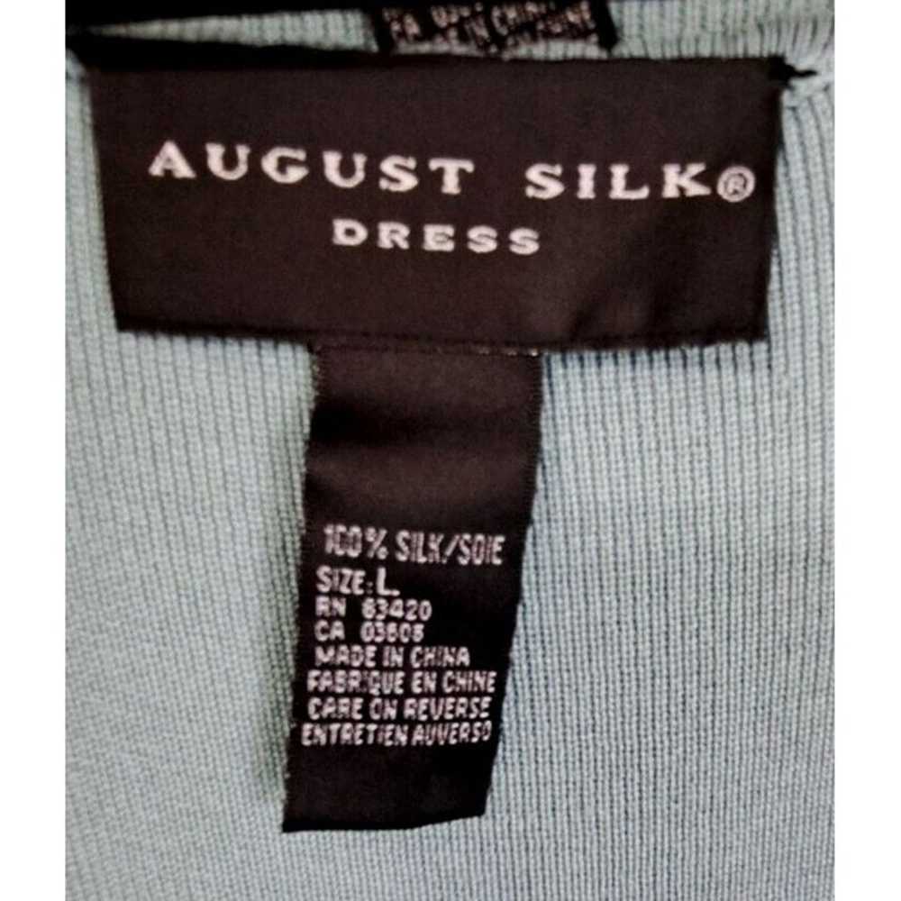 August Silk L 2-piece 100% Silk Tank Dress & Long… - image 3