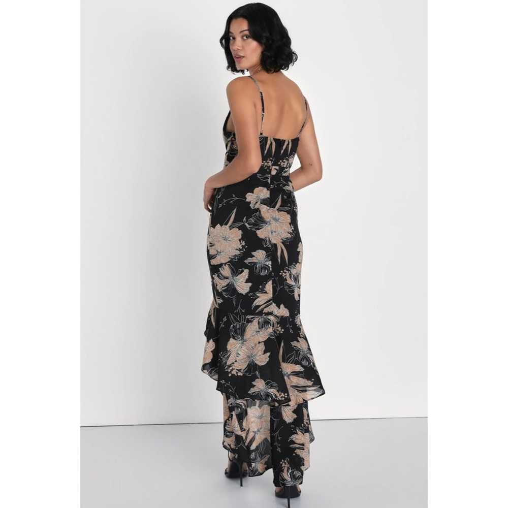 Lulu's Darling Daylily Floral High-Low Maxi Dress - image 2