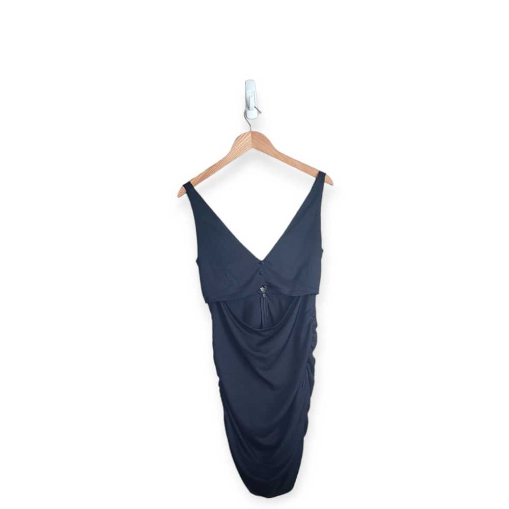 Zara Cut-Out Satin Effect Mini Dress Size Large i… - image 3