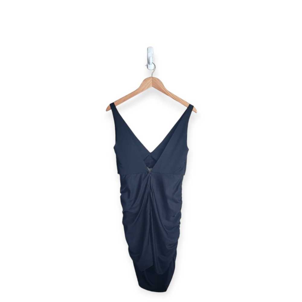 Zara Cut-Out Satin Effect Mini Dress Size Large i… - image 7