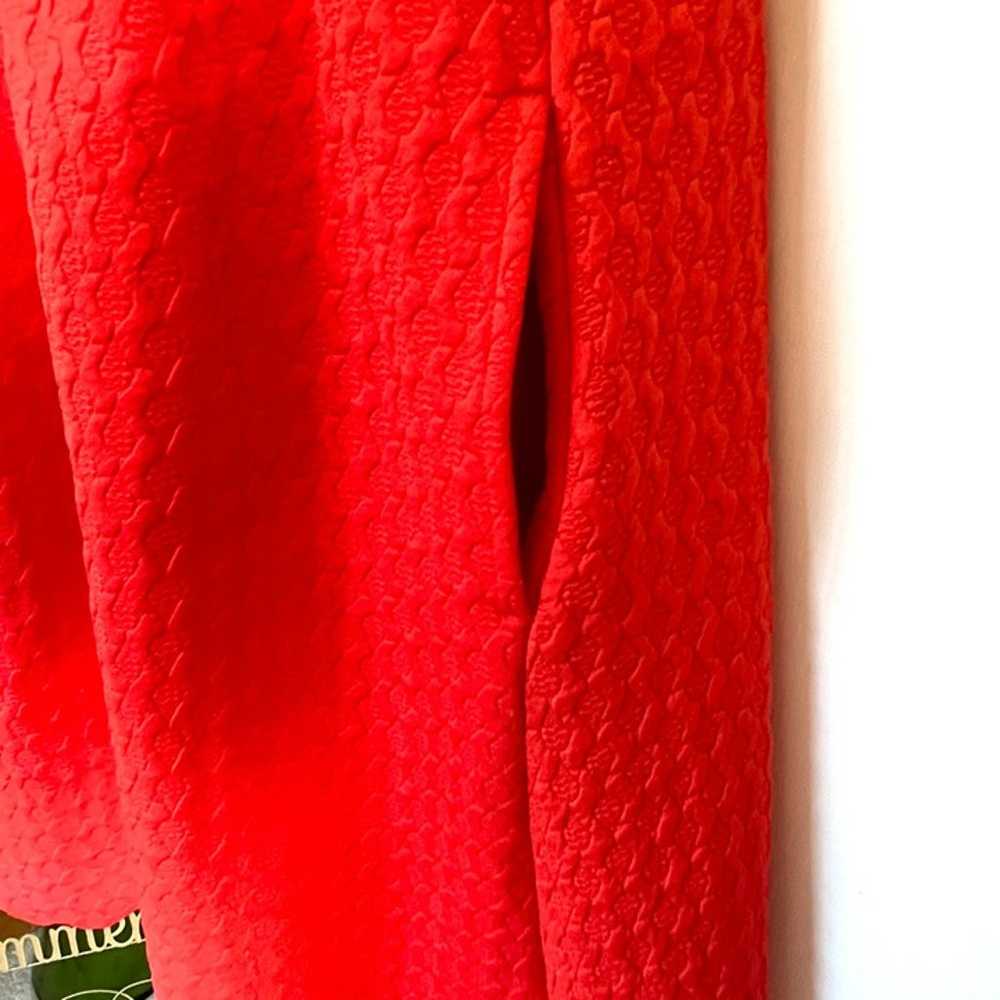 ANTHRO MAEVE CAYE SCALLOP CORAL ORANGE KNIT DRESS… - image 8