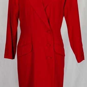 1990's Vintage Double-breasted Business Suit Dress - image 1