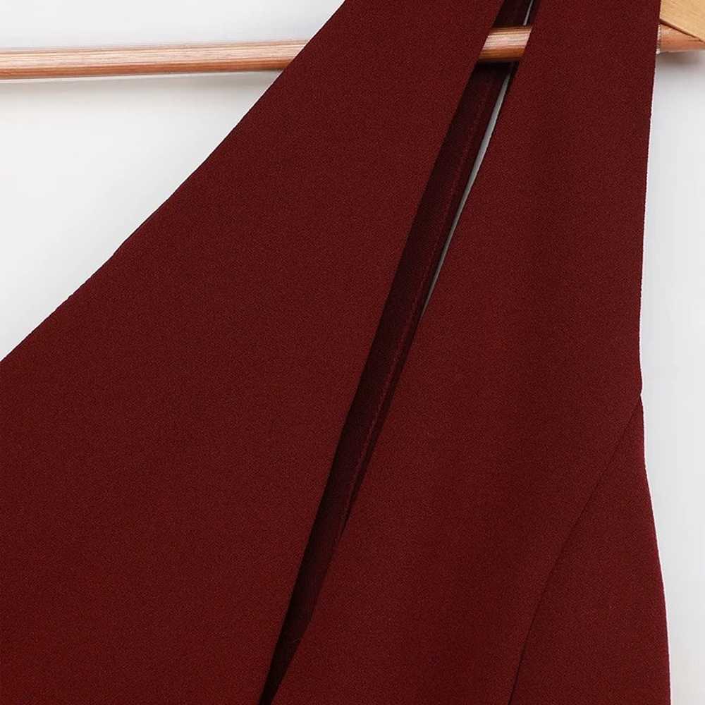 So Flirty Burgundy One-Shoulder Cutout Asymmetric… - image 6