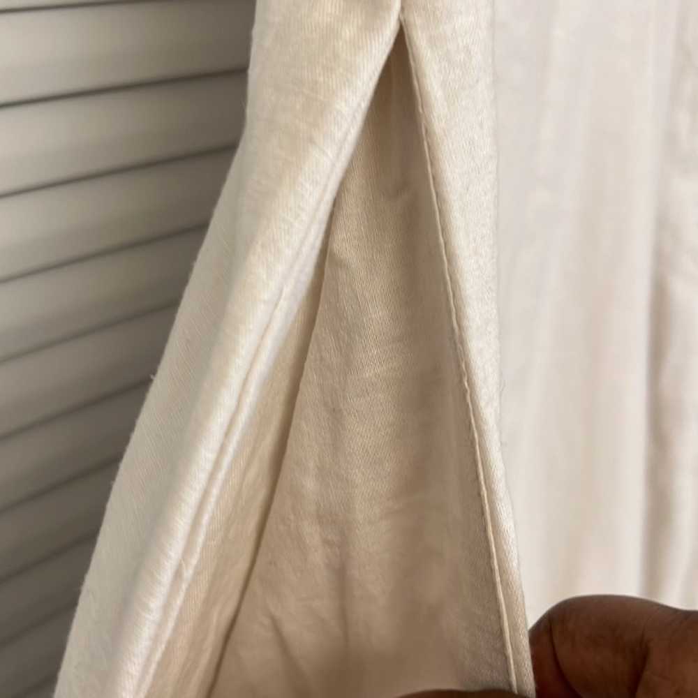 Tahari Fit & Flare Linen Blend Midi Dress - image 7