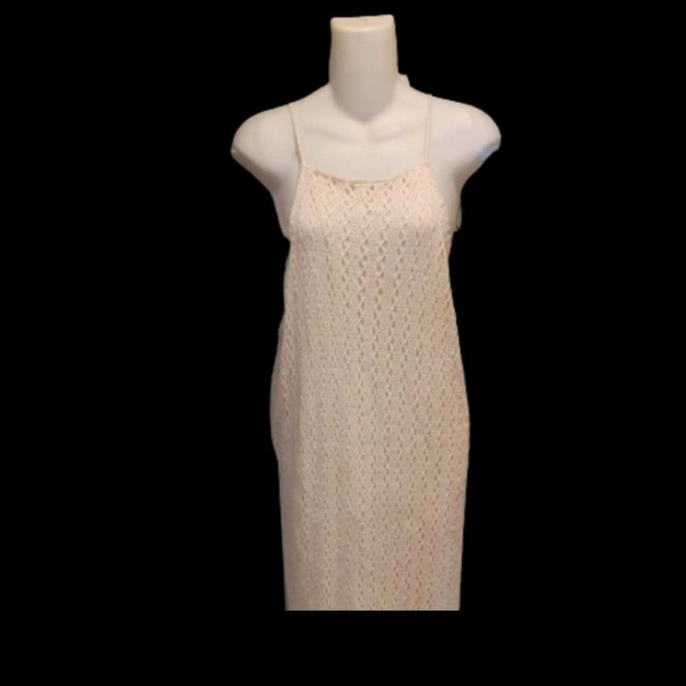 Zara long crochet dress sz L online favorite - image 6