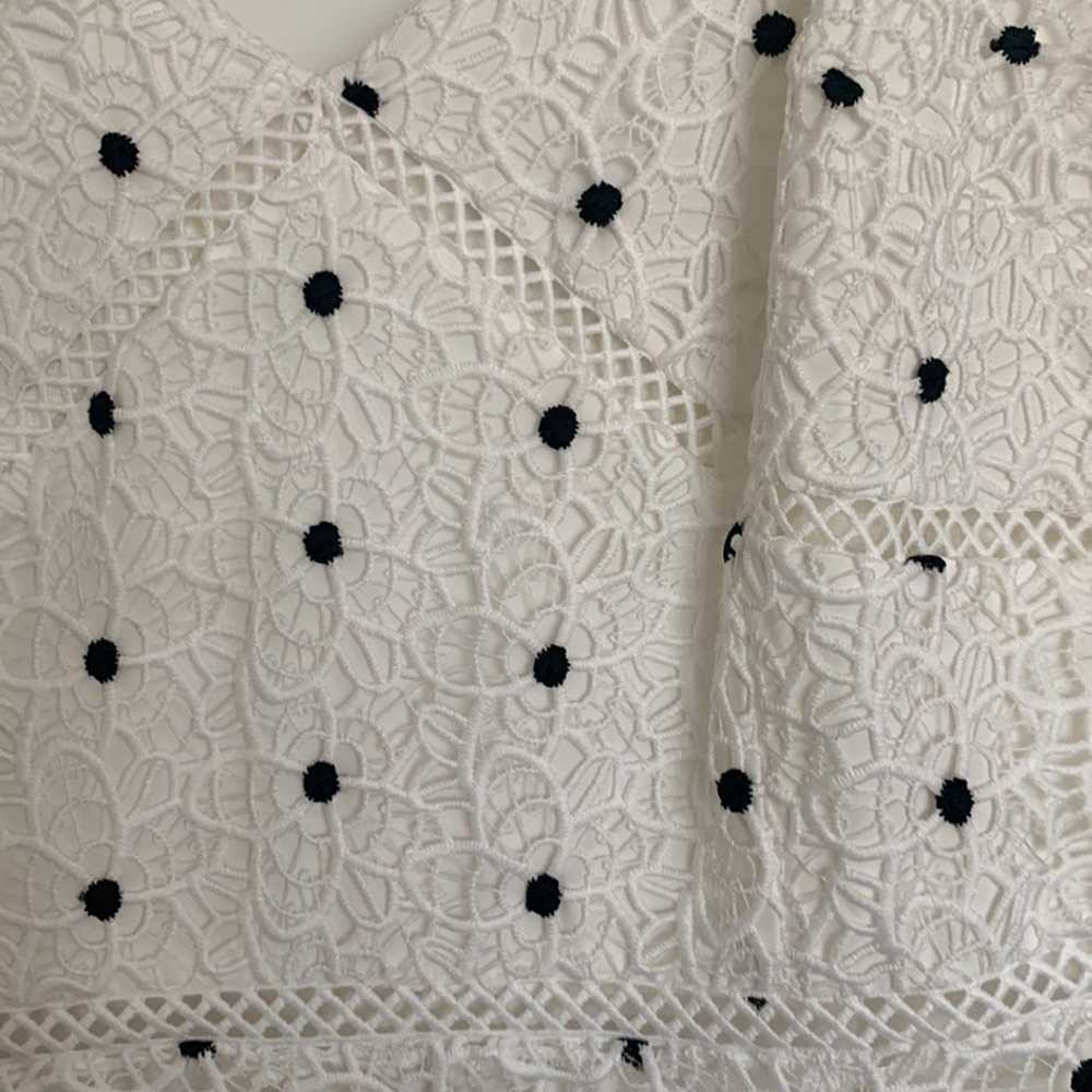 Antonio Melani Women’s Crochet Sundress White/Bla… - image 3