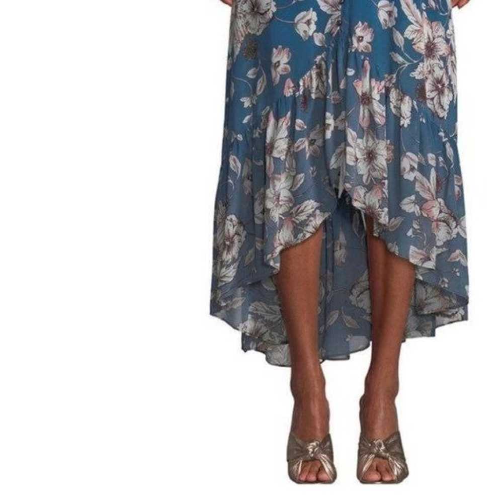 Nanette Lepore ombré blue floral Maxi Dress - image 4
